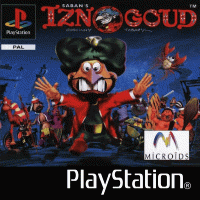 Iznogoud PAL Playstation  box art